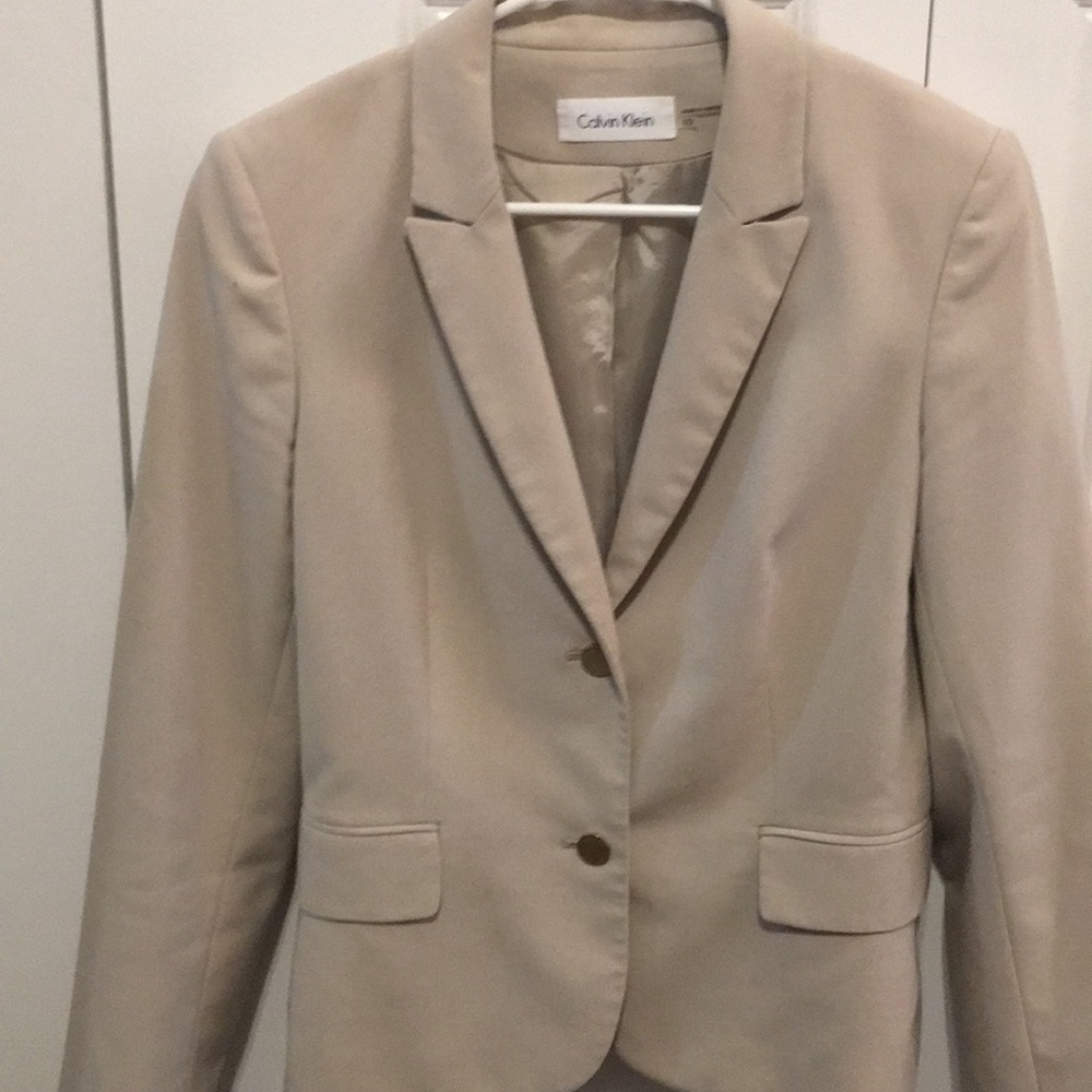 Tan business jacket